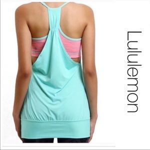 LULULEMON No Limits Tank Top Mint Pink